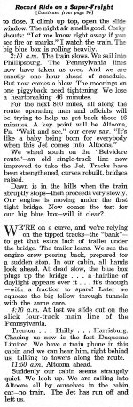 "Record-Breaking Ride On New Super-Freight," Page 210, 1961